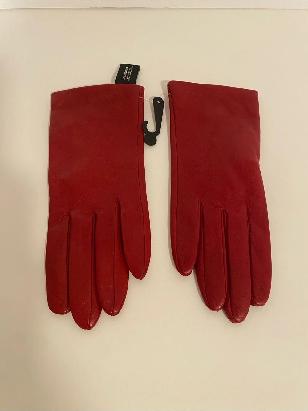 NWT Lord & Taylor Leather Gloves Size 7 1/2